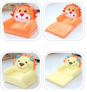 This is an image of kids Children's Sofa Backrest Chair Stuffed Plush Toy Kids Toys Baby Learning Chair Infant Foldable Seat Feeding Chair for Teens/Toddlers/Baby
