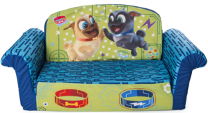 This is an image of kids disney puppy dog flip open sofa