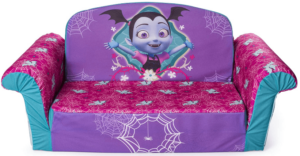 This is an image of kids vampirina flip open sofa, Marshmallow Furniture FFN FOS Vampirina F18 UPCX NBL