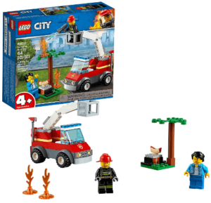 This is an image of kids LEGO City Barbecue Burn Out 60212 Building Kit (64 Pieces)