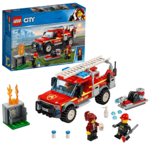 This is an image of kids LEGO City Fire Chief Response Truck 60231 Building Kit (201 Pieces)