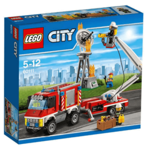 This is an image of kids LEGO City Fire Utility Truck Set #60111