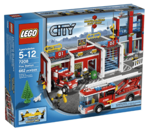 This is an image of kids LEGO City Fire Utility Truck Set #60111