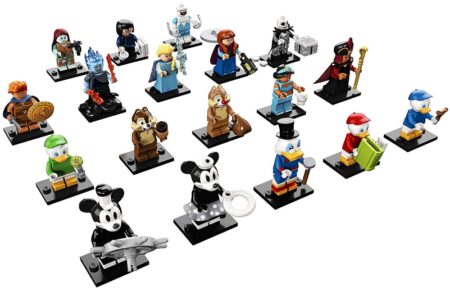 this is an image of kid's lego disney collectible minifigure in multi-colored colors
