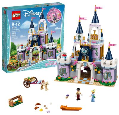 this is an image of kid's lego disney princess cinderellas in colorful colors