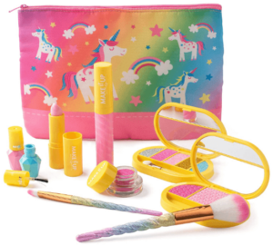 This is an image of kids Make it Up Unicorn Collection Realistic Pretend Makeup Set (NOT Real Makeup)