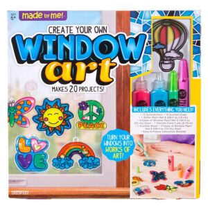 create your own window art game designed for girls