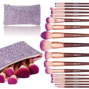 this is an image of a make up brush set