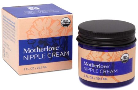 this is an image of woman's motherlove nipple cream