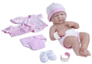 this is an image of baby's training dolls newborn in pink colorpotty 