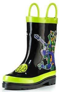 this is an image of kid's nickelodeon printed waterproof rain boot in colorful colors