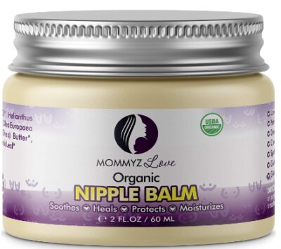 this is an image of woman's nipple balm cream