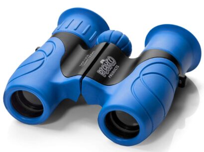 this is an image of kid's binoculars playco in bleu color
