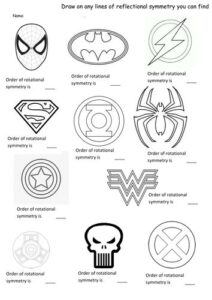 printable superhero images logo