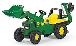 This is an image of rolly toys John Deere Pedal Tractor