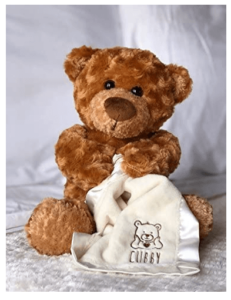 This is an image of kids sympathy bear toy, Sympathy and Remembrance Gifts for Children - Cubby Comfort Bear
