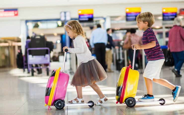 scooter luggage kids