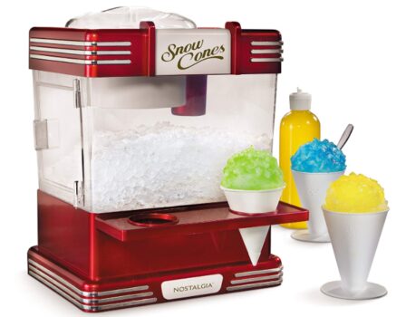This is an image of a Red Retro Snow cone maker