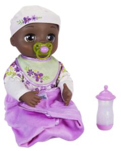 This is an image of a African American Baby alive doll