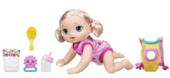 This is an image of a Blonde Baby alive doll