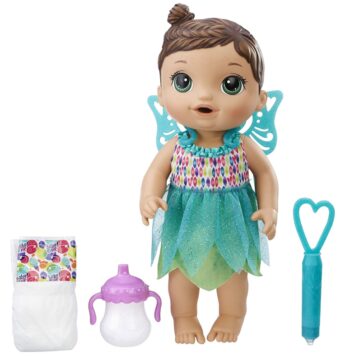 This is an image of a Brunnette Baby alive doll