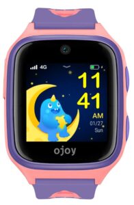 This is an image of a Purple Kids smartwatch and GPS