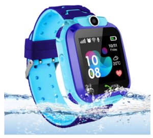 This is an image of a Blue Kids smartwatch and GPS