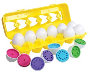 This is an image of an egg set toy