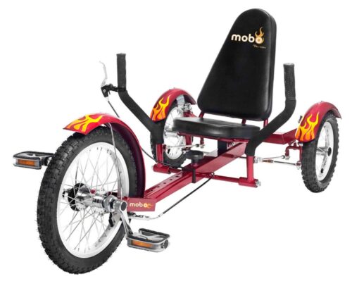 this is an image of a 3 wheel bike for kids ages 7 to 12.