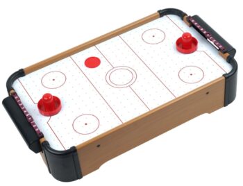 This is an image of a kids hockey table game