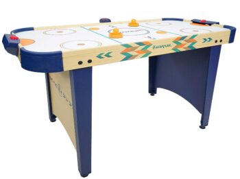 This is an image of a kids air hockety table game