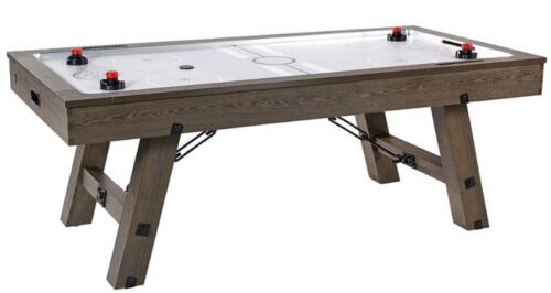 This is an image of a kids air hockey table