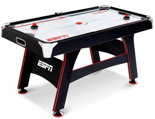 This is an image of a kids air hockey table