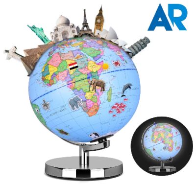This is an image of kid's Augmented Reality Educational World Geography