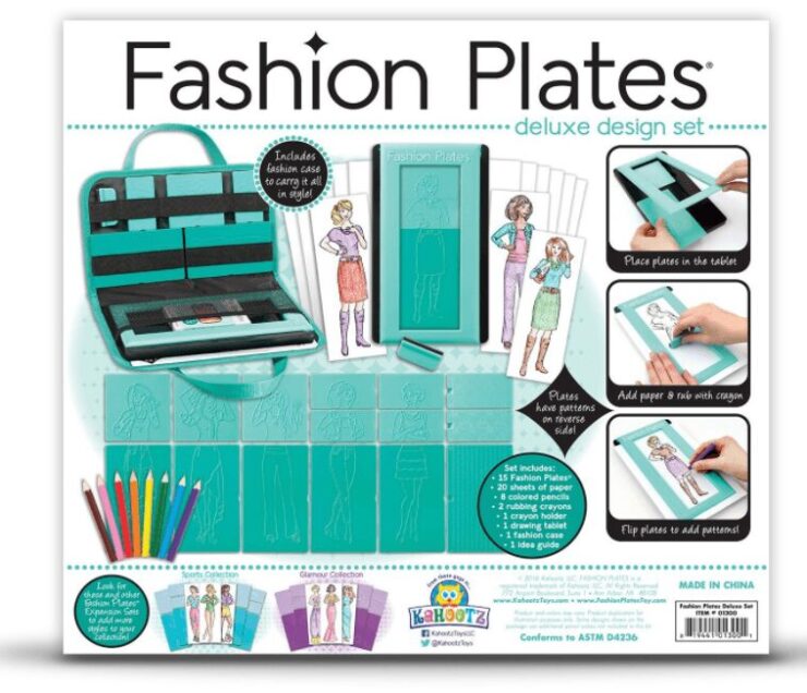 Fashion Plates Design Set for girls