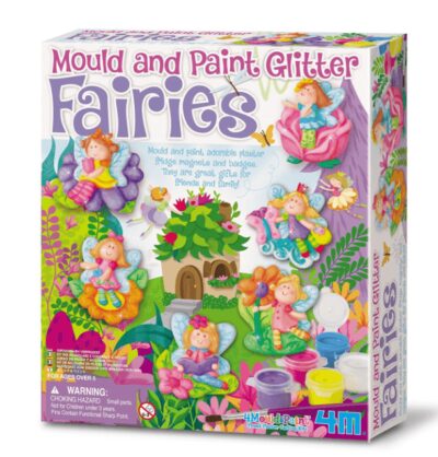Fairy fridge magnet and badges for girls
