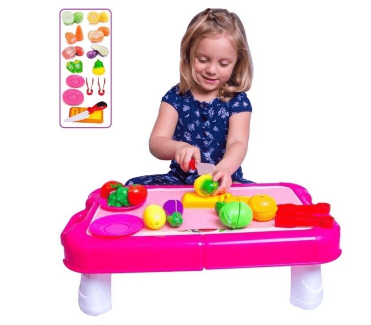  Vegetables Play Table for girls