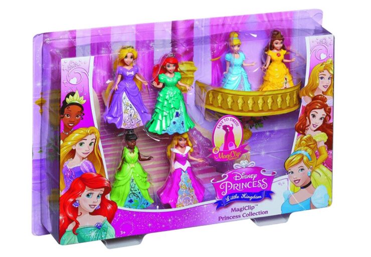 Mattel Disney Princess Magiclip Princess 6-Pack for girls
