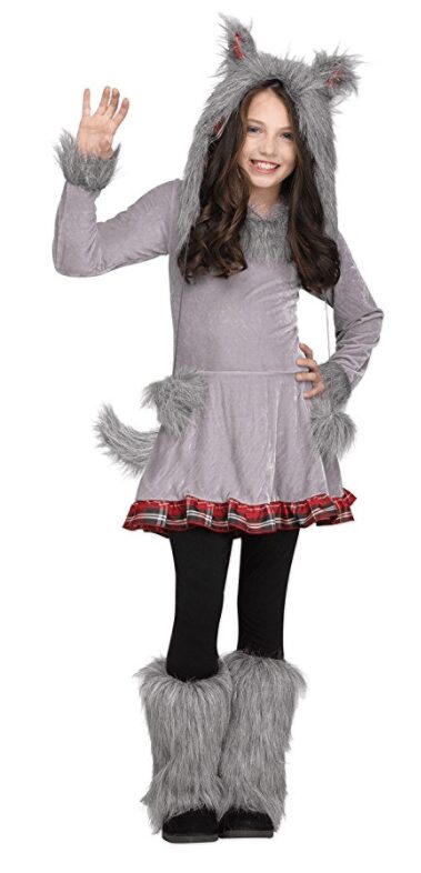 Girl's Wolf Cub Costume