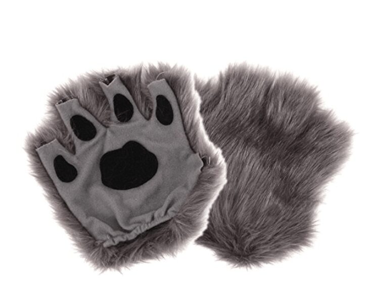 elope Gray Fingerless Paws