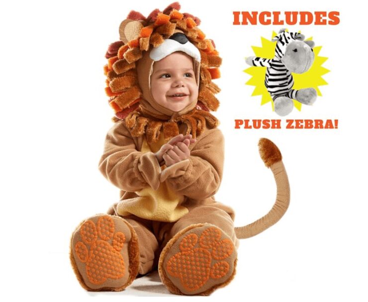 Spooktacular Creations Deluxe Baby Lion Costume Set (6-12 months, Brown)