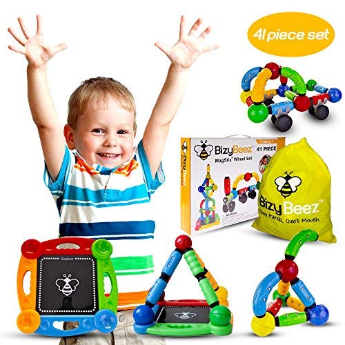 sensory magnetic stem toys building set for kids