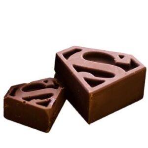 silicone trays with the superman logo