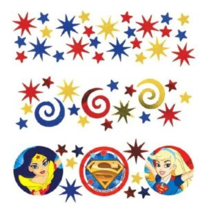 superhero girl confetti