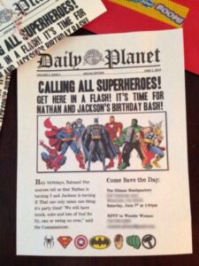 daily planet superhero paper