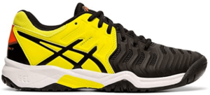 This is an image of kids tennis shoes, ASICS Kids Gel-Resolution 7 GS Tennis Shoe