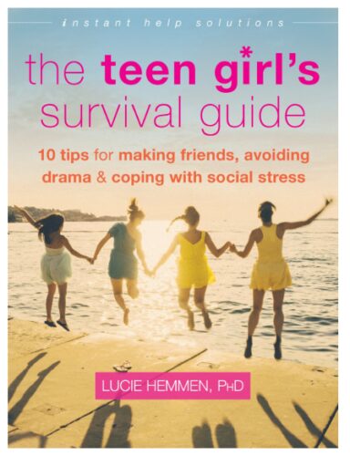 this is an image of a The Teen Girl's Survival Guide book for young ladies.