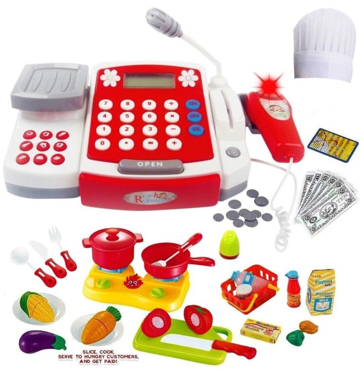 Toy cash register for kids