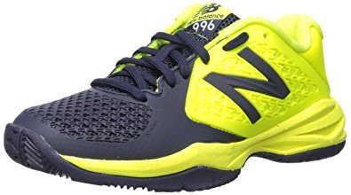 black and yellow pair of New Balance KC996V2 Tennis Shoe