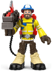 This is an image of kids Fisher-Price Rescue Heroes Forrest Fuego, 6-Inch Figure with Accessories